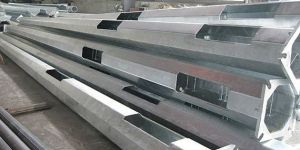 Octagonal Galvanized Poles