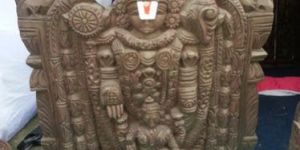 Wooden Krishna Statue