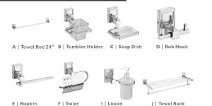 Touche Series Bathroom Fittings