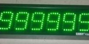 Production Counter Display