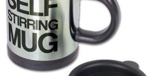 SELF STIRRING MUG WITH LID