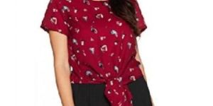 Womens Front Tie Top