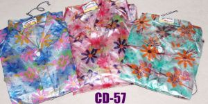 CD-57 ladies flower print raincoat