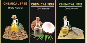 Coconut Oil, Groundnut Oil, Sesame Oil