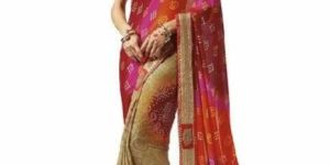 Bandhej Saree