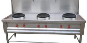Three Burner Chinese Range
