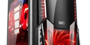BBC-0653BB Black Full Tower GAMING Cabinet