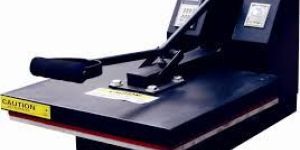 Black Flat Heat Press Machine