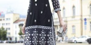 Natural Fibre Crepe Kurtis