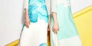 Natural Fibre Long Kurtis