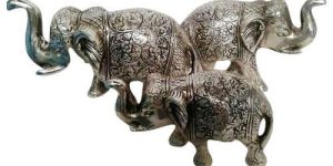 Aluminium Elephant Sculptures