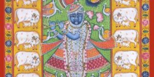 Shrinathji Mor Kutir Pichwai Painting