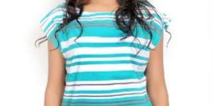 Girls Wide Neck Stylish T-Shirts