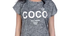 Girls Western Round Neck Short Sleeves Tops