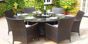Rattan Dining Table Set