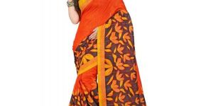 Multicolor Floral Printed Saree