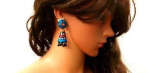 Handmade Terracotta Jhumka