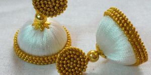 SILK THREAD EARRINGS