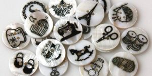 Printed Shell Buttons