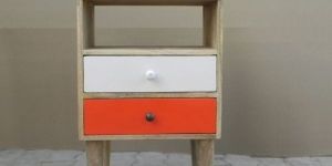 Wooden Bed Side Drawers