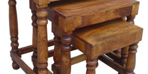 Wooden Stool Set