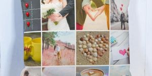 Personalised Awesome Moments 16 Photo Cushion