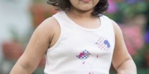 Girl's Sleeve less Pink Tank Top