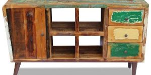 Multicolored Reclaimed Wood Furniture