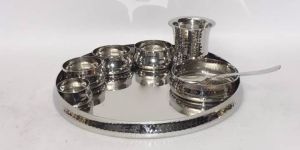 Steel Thali Set