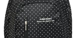 Kingsons Nylon 15 Liters Black 15.6 Laptop Backpack