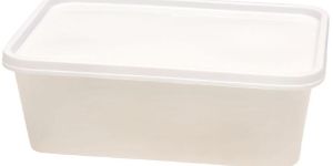 500ml Container with Lid White