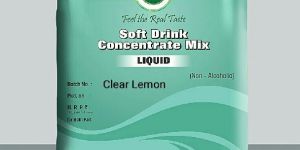 CLEAR LEMON SOFT DRINK CONCENTRATE MIX