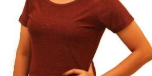 Maroon Round Neck T-Shirt