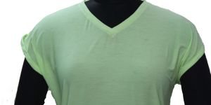 Green V Neck T-Shirt