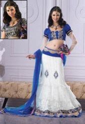 Jacquard Net Lehenga Choli with Dupatta