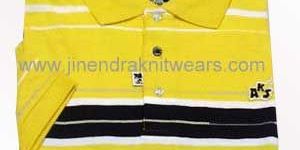 Yellow Color Half Sleeves T-shirt