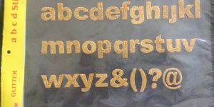 Glitter Small Alphabets