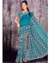 Embroidered Saree