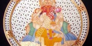 Marble Plat Ganesh Idols