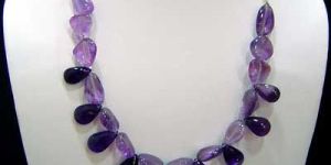 Purple Gemstone Necklace