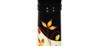 Ceramic Pedestal Printed Cream and Brown Wash Basin