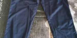 Mens Navy Blue Cotton Lower