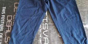 Mens Navy Blue Lycra Lower