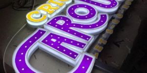 ACP Board with Acrylic 3D Letters
