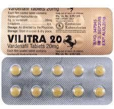 Vilitra (Vardenafil) 20 Mg Tablets