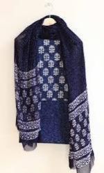 Ladies Unstitched Chanderi Suits