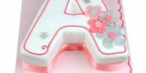 Alphabet Birthday Cake