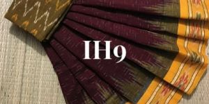 Soft Ikkat Hand Woven Sarees with Ikkat Blouse