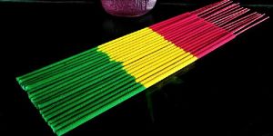 MULTI COLOR Raw Unscented Incense Sticks