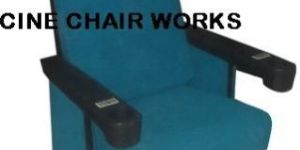 Stylish Blue Push Back Chair